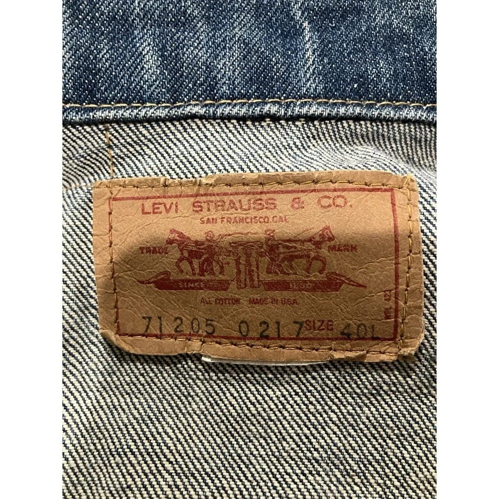 Vintage Type 3 Levi's Trucker Jacket Denim L 71205-0217